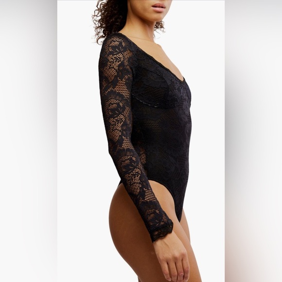 Perfectly Fine Bodysuit NWOT black - Picture 3 of 3